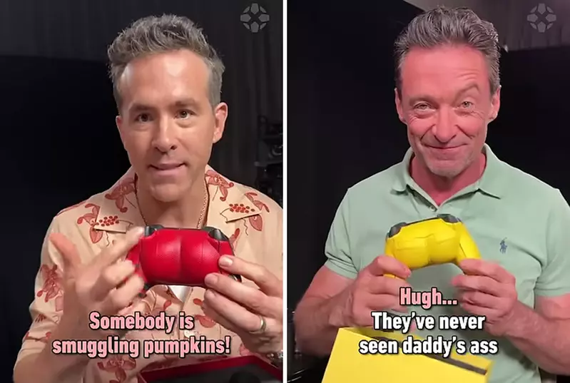 《死侍與金鋼狼》Xbox聯名手把 專屬翹臀設計讓萊恩雷諾斯跟休傑克曼都讚不絕口 《死侍與金鋼狼》Xbox聯名手把 專屬翹臀設計讓萊恩雷諾斯跟休傑克曼都讚不絕口