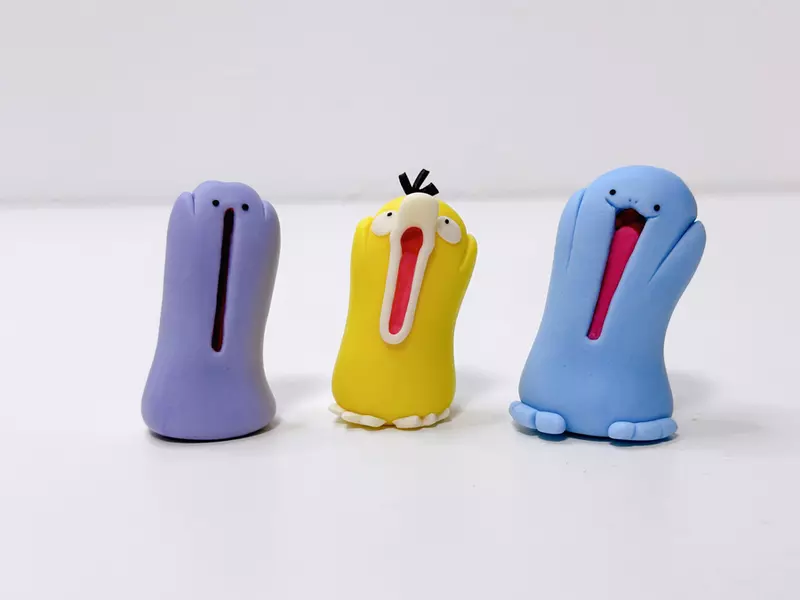 黏土達人製作《寶可夢吶喊模型》可達鴨、百變怪、沼王都成為了絕叫戲精 黏土達人製作《寶可夢吶喊模型》可達鴨、百變怪、沼王都成為了絕叫戲精