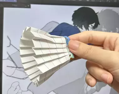 《百褶裙的畫法》與其憑空想像不如參考模型 前輩繪師的教學拯救了無數後進
