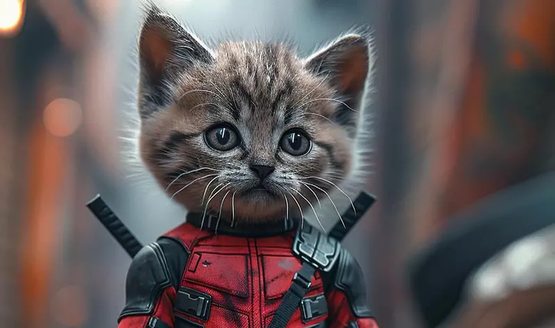 假如《死侍與金鋼狼》裡有死侍貓貓 那麼大概會被成像網友AI合成的那樣吧? 假如《死侍與金鋼狼》裡有死侍貓貓 那麼大概會被成像網友AI合成的那樣吧?