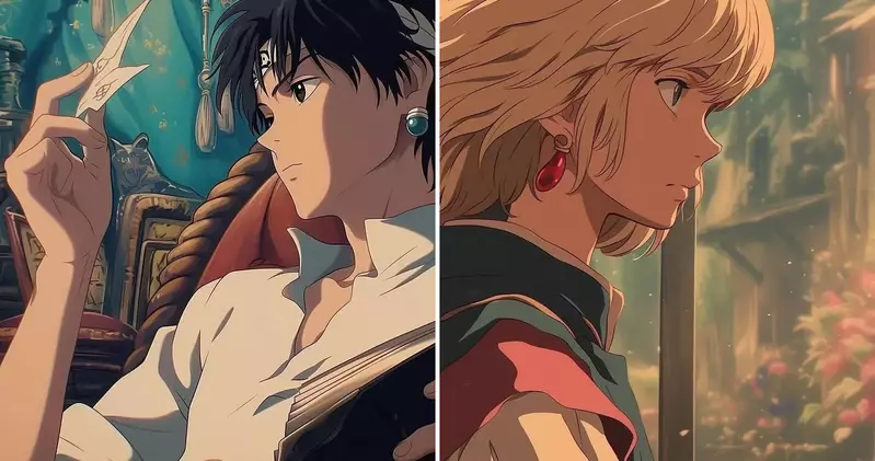 《吉卜力風格的獵人角色》這畫風覺得可以，但感覺重點會全聚焦在美少男上面XD