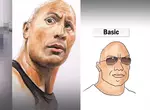 《巨石強森的四種畫法》有基本、簡單、也有更好更加藝術的THE ROCK 《巨石強森的四種畫法》有基本、簡單、也有更好更加藝術的THE ROCK
