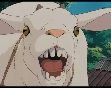 《獸醫看龍貓》現實的山羊明明沒有上排門牙 這是作畫失誤還是某種怪物呢?