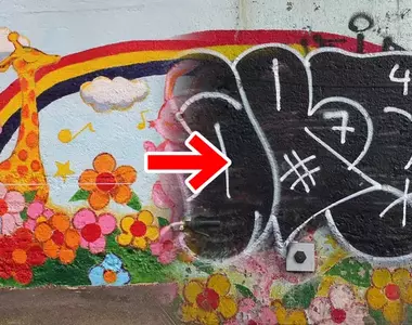 《天氣之子聖地消滅》劇中登場的彩繪牆慘遭塗鴉 原作者感謝大家13年來的愛護