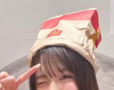 網友看法《麥當勞紙袋被人做成時髦的帽子》這要能塞得進去頭得多小(重點誤)