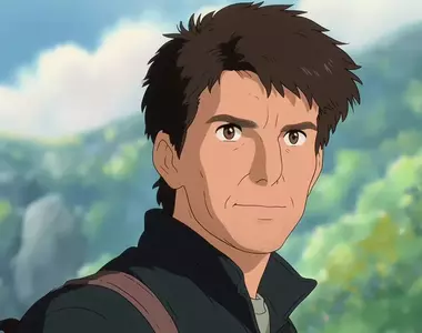 假如《好萊塢大明星轉生到了吉卜力世界》看看人家阿湯哥多帥❤