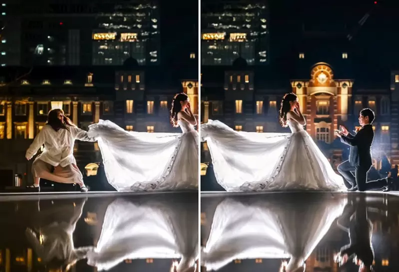 完美婚紗攝影的真相 每一張成功婚紗照片的背後,都有一位刻苦耐勞的攝助小妹鼎力幫忙 完美婚紗攝影的真相 每一張成功婚紗照片的背後,都有一位刻苦耐勞的攝助小妹鼎力幫忙