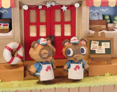 網友製作《Nook商店》動物森友會紙模型 就連狸貓雙胞胎哥哥豆狸與弟弟粒狸也一併做了出來