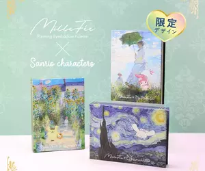 三麗鷗與世界名畫《MilleFée×三麗鷗》超美畫作眼影盤