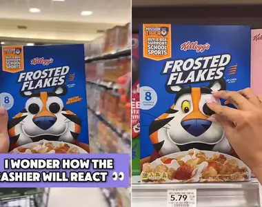 超商惡作劇《把塑膠大眼睛貼在商品上》如此一來每一樣東西都感覺擬人化了XD