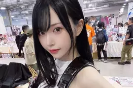 可愛美女cosplay《最終幻想7》神還原女主角「蒂法」模樣，前陣子還親自來台灣參加FF43開拓動漫祭唷