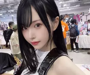 可愛美女cosplay《最終幻想7》神還原女主角「蒂法」模樣，前陣子還親自來台灣參加FF43開拓動漫祭唷