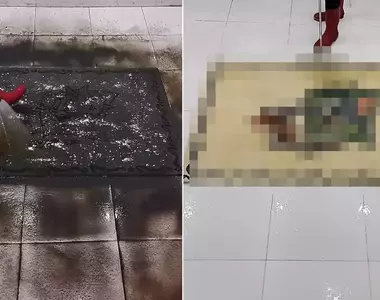 超療癒沖洗影片 搞不清楚怎麼弄到這麼黑的?不重要,因為有480萬人觀看過後覺得清洗的過程超級爽