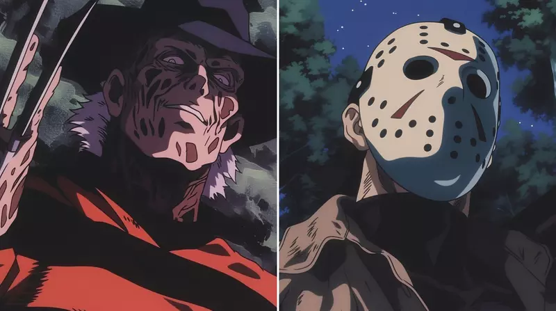 假如《歐美恐怖片》是80年代的日本動畫 網友用AI技術還原舊版OVA那種日式風格的感覺