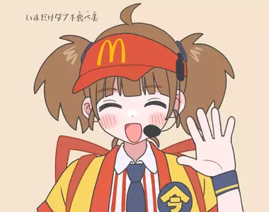 《日本麥當勞爆紅宣傳隊長》二創設定成了麥當勞叔叔的女兒?同時讓人回想起藍藍路成為霸凌用語的黑歷史