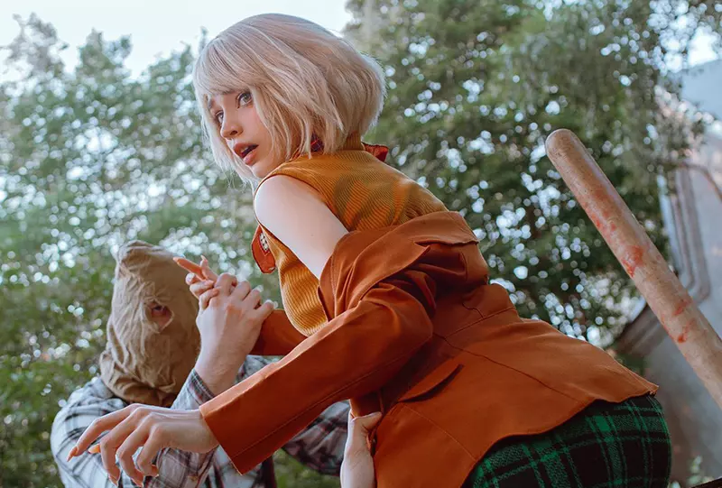 《惡靈古堡4 重製版》國外美美Coser扮演「艾殊莉」,大喊:里昂快就救我啊(抓) 《惡靈古堡4 重製版》國外美美Coser扮演「艾殊莉」,大喊:里昂快就救我啊(抓)