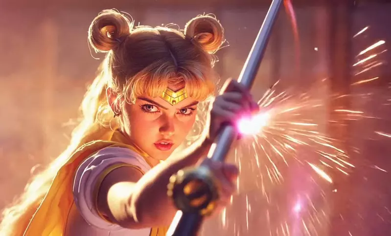 假如《美少女戰士》是80年代的真人電影 網友用AI技術還原舊版錄影帶的  那種畫質與感覺