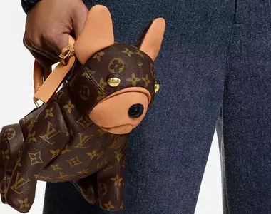 路易威登小狗包《Pooch Bag》一款要價17萬的手提斜揹包,經典品牌設計元素加持,值得你擁有~汪