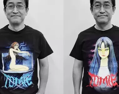 日本古著店「weber」與「伊藤潤二」合作 推出《富江》復古動漫T恤