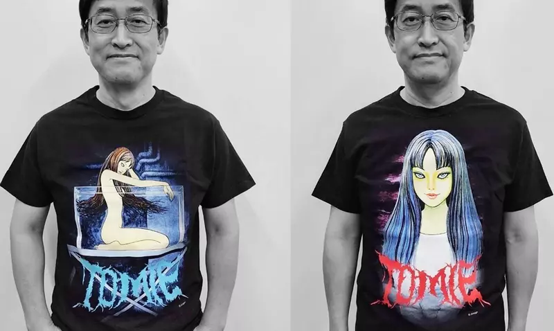 日本古著店「weber」與「伊藤潤二」合作 推出《富江》復古動漫T恤