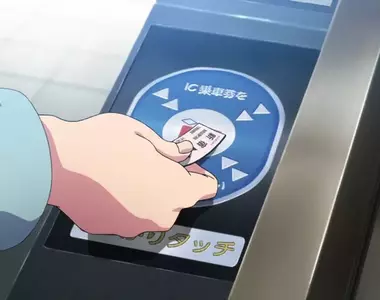 《動畫角色搞錯車票用法》怎麼有人會把紙卡放在感應區?其實有時候這樣才是正確的