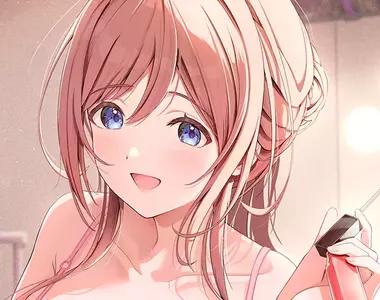 《學園偶像大師插畫爭議》她拿脣彩刷的姿勢很奇怪?挨批不懂女生也不懂化妝了
