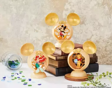 超激貴《迪士尼人物華麗環保扭蛋》小美人魚、小熊維尼、米奇都超可愛