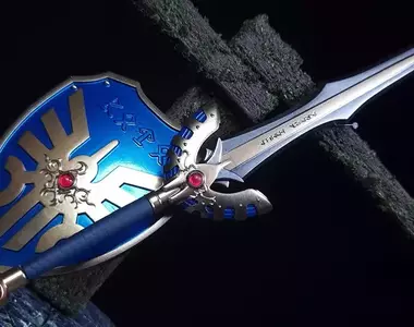 勇者鬥惡龍《王者之劍+勇者之盾》網友用3D列印製作DQ系列勇者招牌武器