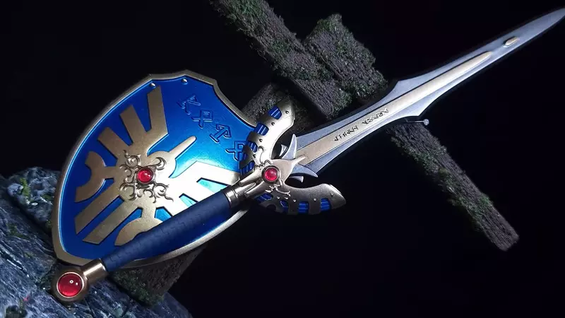 勇者鬥惡龍《王者之劍+勇者之盾》網友用3D列印製作DQ系列勇者招牌武器