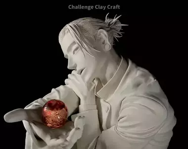 網友耗時六個月製作《咒術迴戰》夏油傑真人大小黏土模型