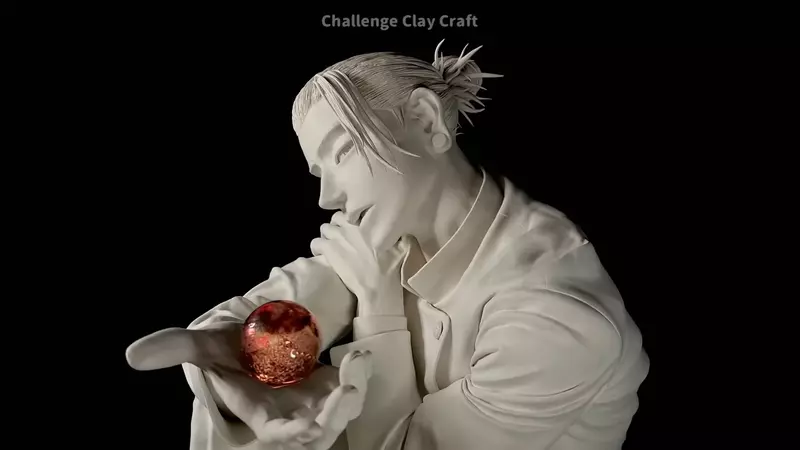 網友耗時六個月製作《咒術迴戰》夏油傑真人大小黏土模型