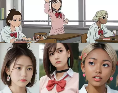 【有片】AI模擬《膽大黨真人化》這樣的真人版有符合你對角色的想像嗎?