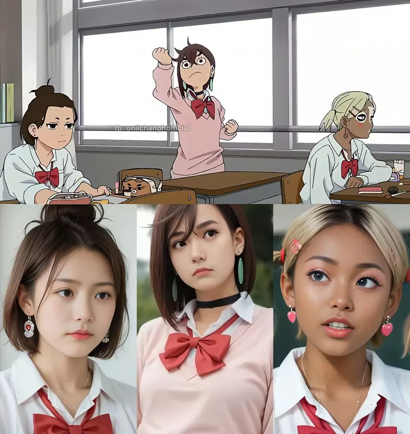 【有片】AI模擬《膽大黨真人化》這樣的真人版有符合你對角色的想像嗎？