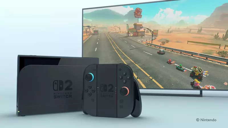 任天堂公開《Nintendo Switch2》全新款遊戲主機模樣，預計2025年上市