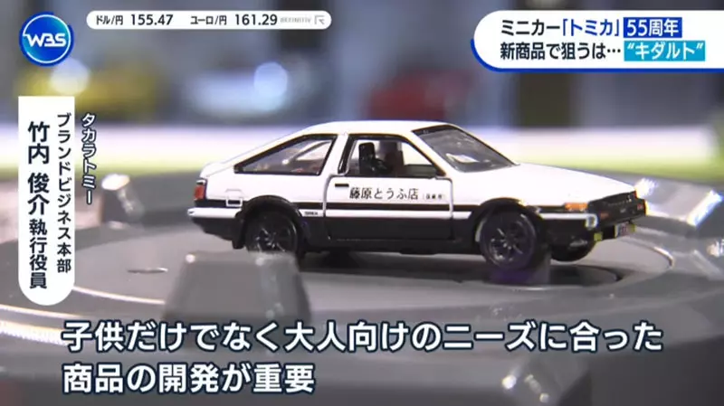 《TOMICA小汽車55週年》紀念商品向Kidult們招手 頭文字D甩尾組搶攻大人市場 《TOMICA小汽車55週年》紀念商品向Kidult們招手 頭文字D甩尾組搶攻大人市場