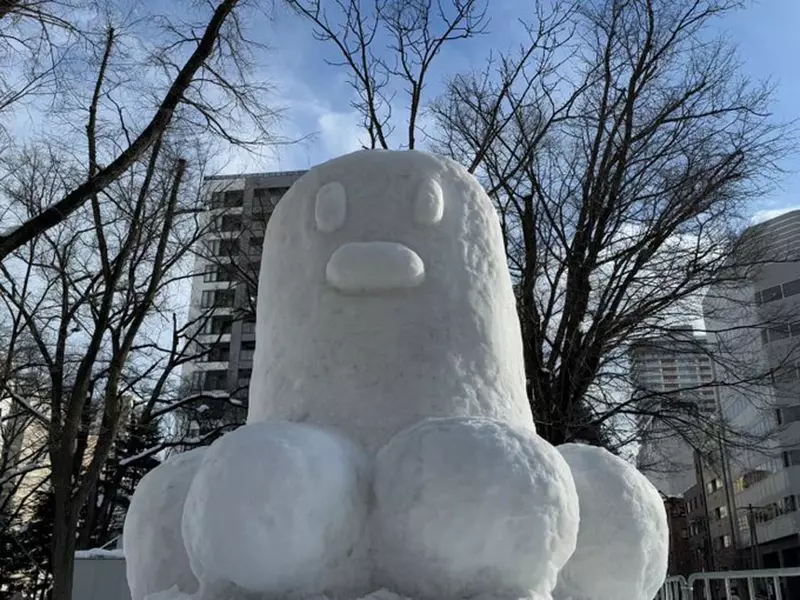 2025年《札幌雪祭》這不就是辣款「波堤地鼠甜甜圈」嗎!?完成度還真高啊 2025年《札幌雪祭》這不就是辣款「波堤地鼠甜甜圈」嗎!?完成度還真高啊