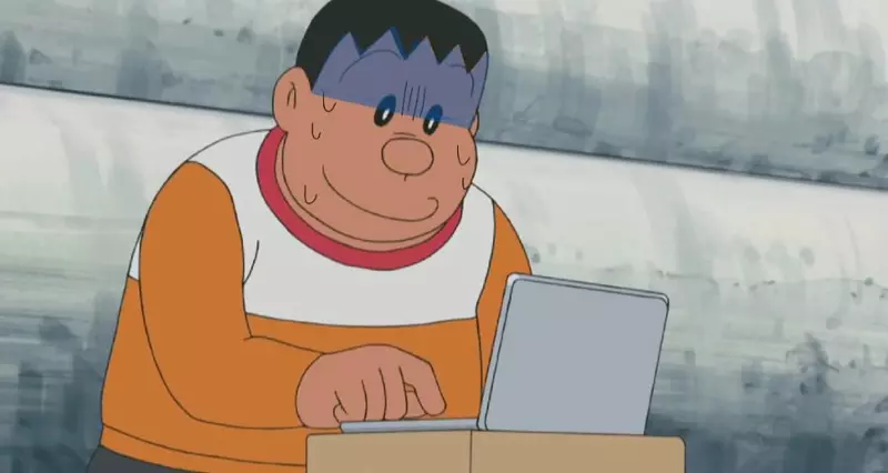 《圖中胖虎的心情》在電腦上遭遇什麼事情才這麼絕望?男生都能夠理解他的心情吧 《圖中胖虎的心情》在電腦上遭遇什麼事情才這麼絕望?男生都能夠理解他的心情吧