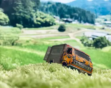 如何將模型車攝影拍得好看 網友用了一招就做出前景+後景的漂亮效果