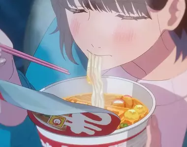 《炎上泡麵動畫廣告》描寫吃麵是物化女性很噁心?一碗豆皮烏龍麵掀起情色大論戰