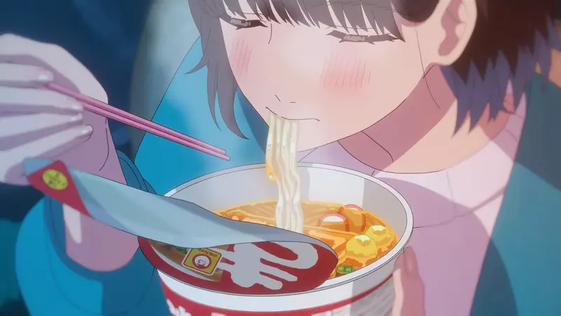 《炎上泡麵動畫廣告》描寫吃麵是物化女性很噁心？一碗豆皮烏龍麵掀起情色大論戰