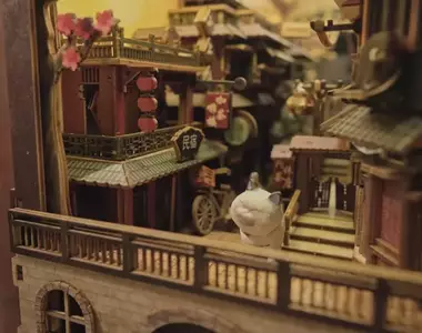 《九份老街風景組合書》把印象中的美景組裝起來擺在書架上