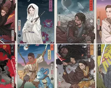 《2025星戰慶典》由繪師所描繪浮世繪風格的海報登場