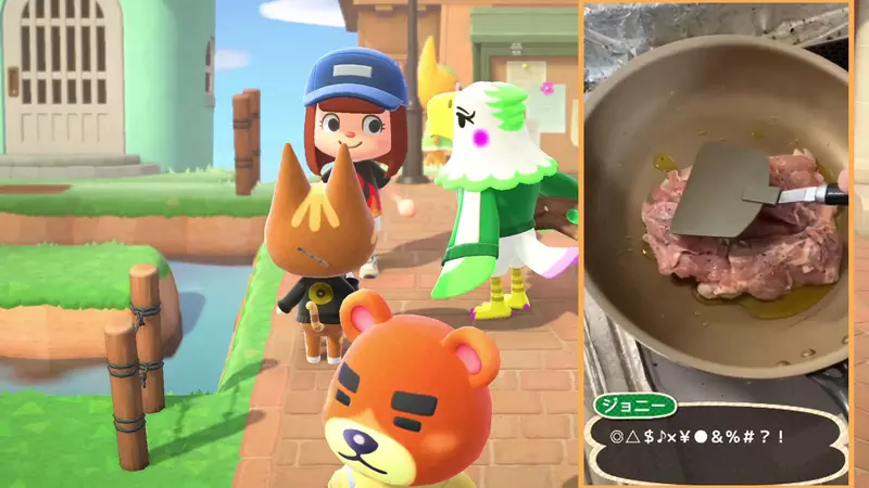 網友料理時發現的趣事 煎雞肉的時候竟然發出了《動物森友會》居民的聲音!? 網友料理時發現的趣事 煎雞肉的時候竟然發出了《動物森友會》居民的聲音!?