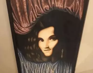 一張圖取決你的看法 可以看起來像女人也能像翹鬍子男人的肖像畫