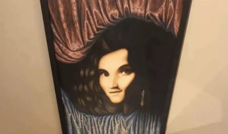 一張圖取決你的看法 可以看起來像女人也能像翹鬍子男人的肖像畫 一張圖取決你的看法 可以看起來像女人也能像翹鬍子男人的肖像畫