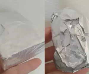《用過的奶油》媽媽都包得像左邊漂漂亮亮 為什麼自己就會成了右邊那坨呢？