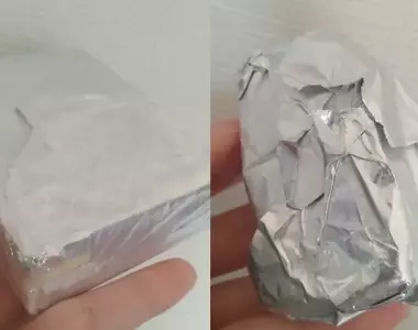 《用過的奶油》媽媽都包得像左邊漂漂亮亮 為什麼自己就會成了右邊那坨呢?
