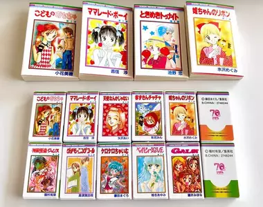 扭蛋商品《RIBBON迷你少女漫畫》超級可愛的商品但對於有老花眼的我來說太傷眼惹= =