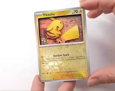 將寶可夢卡牌3D立體化 從平面基礎上做出造型就有更佳的觀賞性