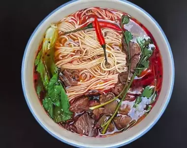 超寫實食物繪畫家 把牛肉麵、大白菜等等畫得栩栩如生